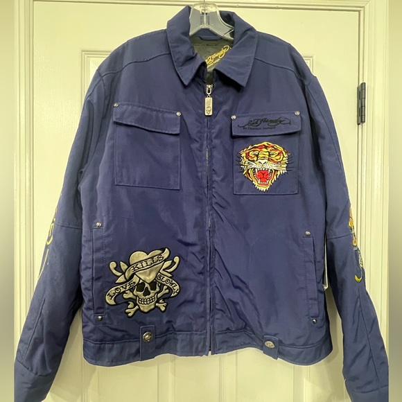 Ed Hardy Other - Men’s Ed Hardy Jacket NWT!! Rare Find! ⭐️